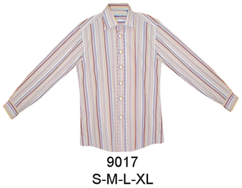 9017 Camisa Hombre Estilo Italiano, Tallas: S-M-L-XL, Telas: Popelina - Oxford, Consumo: 1,80 mts aprox. en tela de 1.40 mts de ancho - 2.20 mts aprox. en tela de 1.15 mts de ancho