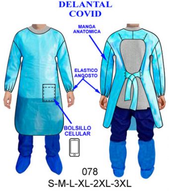 078 DELANTAL COVID