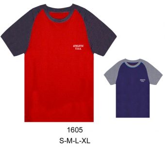 1605 POLERA MANGA RAGLAN HOMBRE