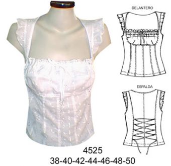 4525 BLUSA ESTILO Corse
