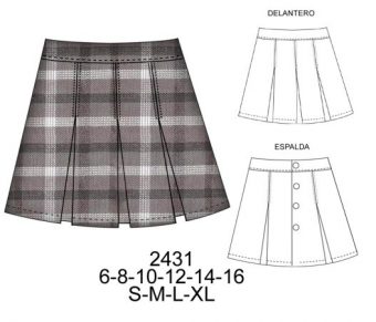 2431  FALDA COLEGICO